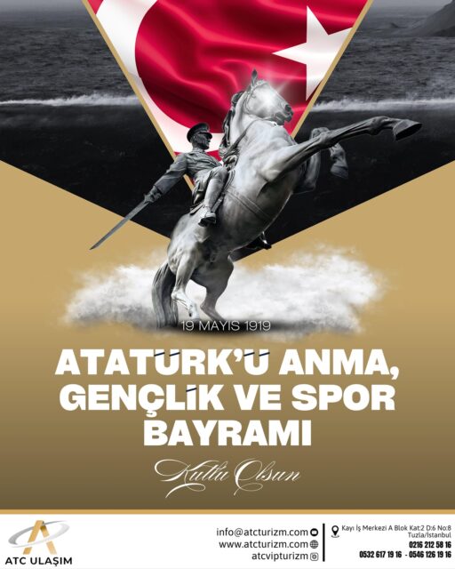 Gazi Mustafa Kemal Atatürk’ün Samsun’a çıkarak bağımsızlık meşalesini yaktığı 19 Mayıs’ın 106. yıl dönümünde; gençliğe armağan edilen bu anlamlı günü coşku ve gururla kutluyoruz.
19 Mayıs Atatürk’ü Anma, Gençlik ve Spor Bayramı kutlu olsun!